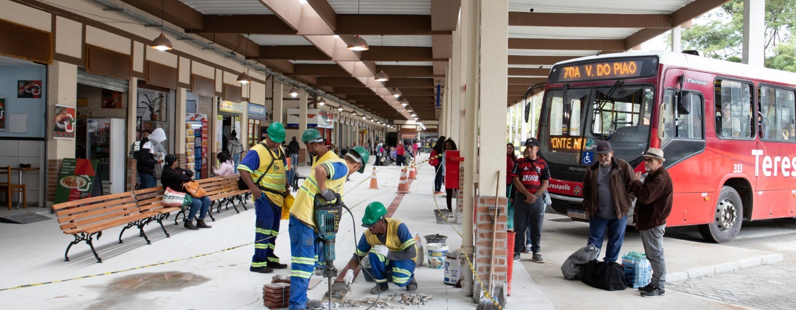 Obra da rodoviária de Teresópolis fica 40% mais cara e segue sem conclusão oficial