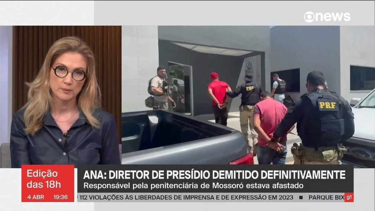 Ministério da Justiça demite definitivamente diretor que comandava presídio de Mossoró no dia da fuga