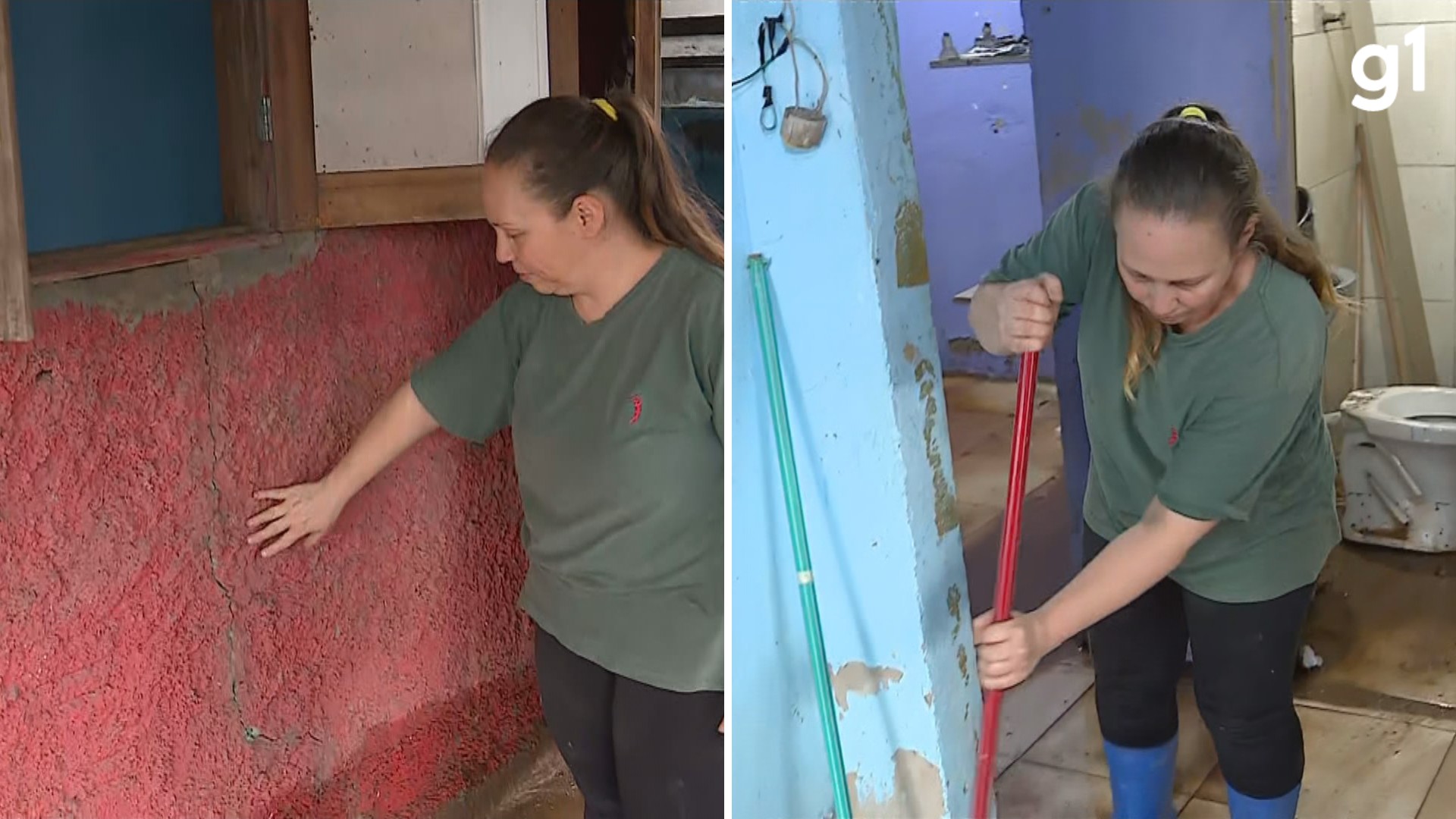 'Estava terminando de reformar', diz mulher que perdeu casa na enchente de 2024 e foi novamente atingida por fortes chuvas no RS
