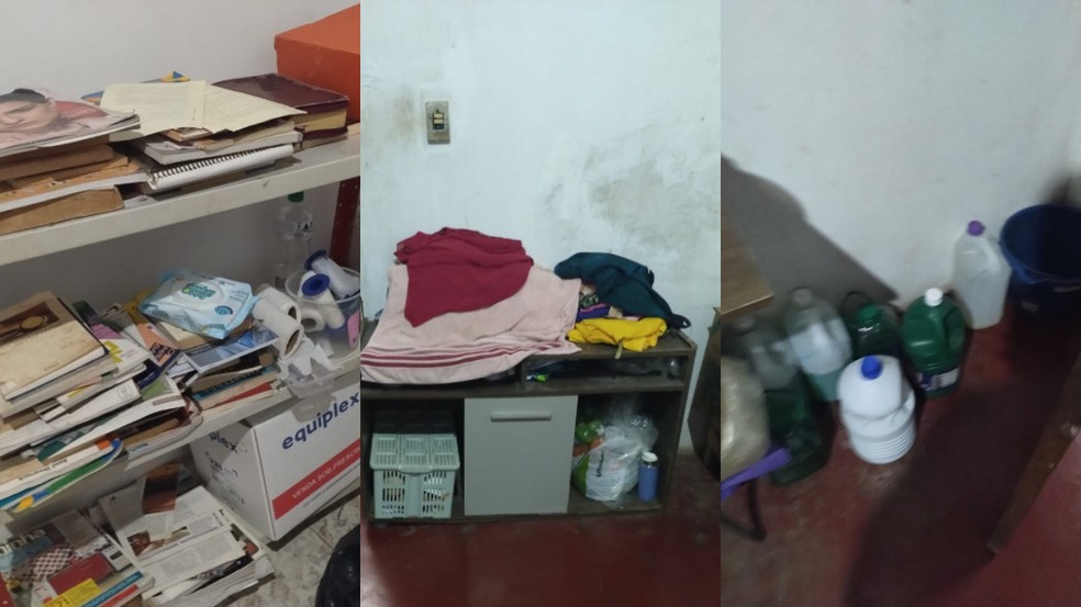 Espaço não possuía registro ou autorização do Conselho Municipal do Idoso para funcionar — Foto: Reprodução