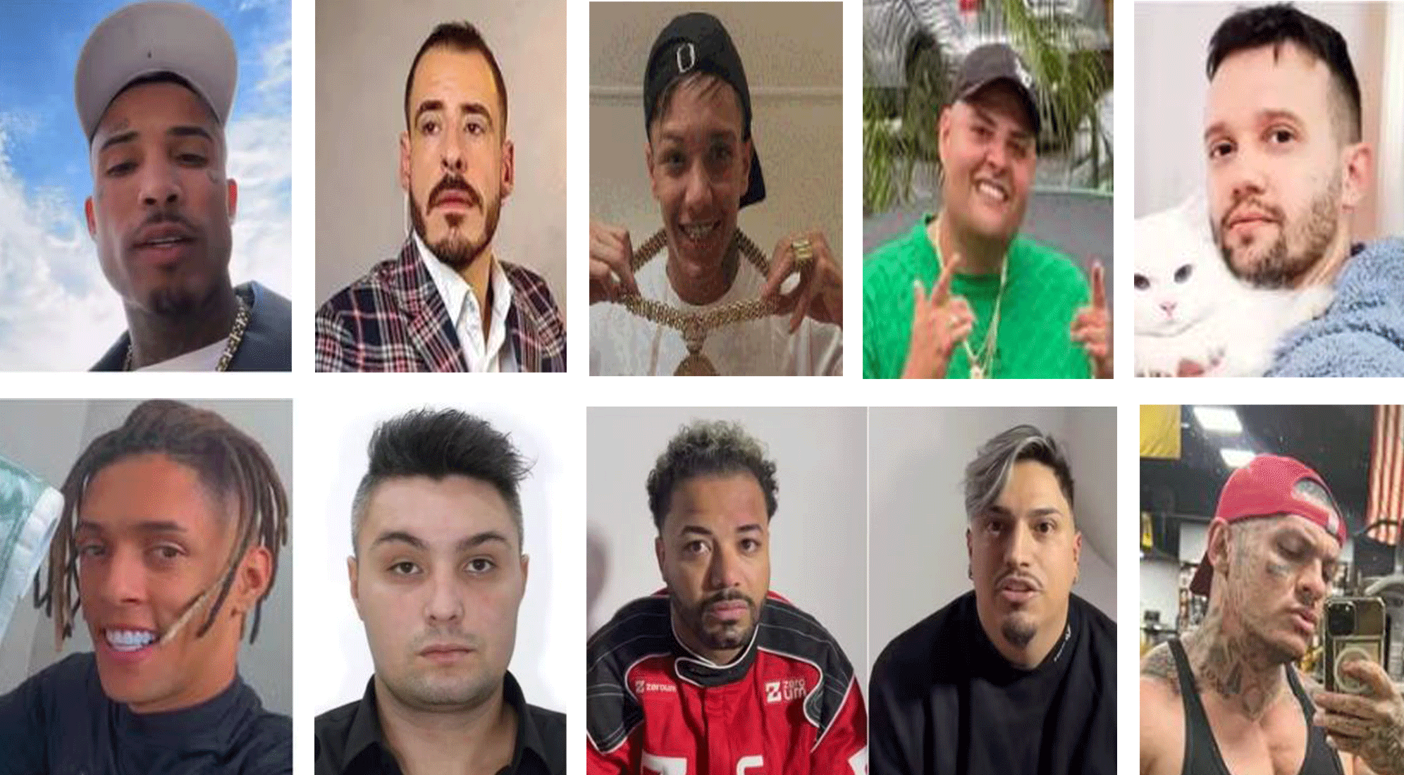 O ano dos influencers atrás das grades: veja destino de 10 famosos digitais presos em 2025