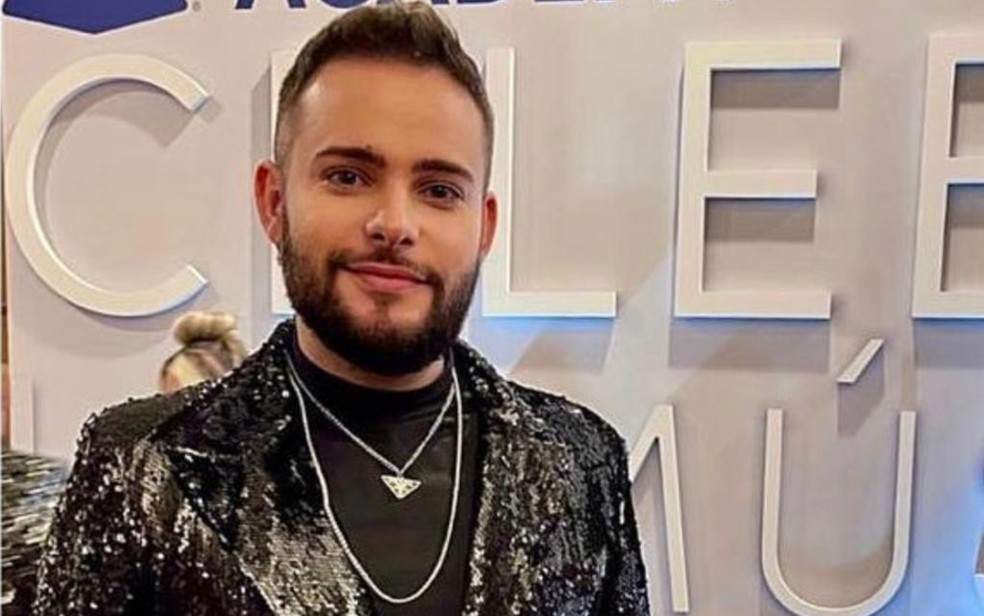 Julier da Silva Rodrigues, de Goiânia, durante o Grammy Latino, em Las Vegas — Foto: Reprodução/Redes Sociais