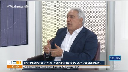 Confira a entrevista com o candidato ao governo do Tocantins, Laurez Moreira do PSD