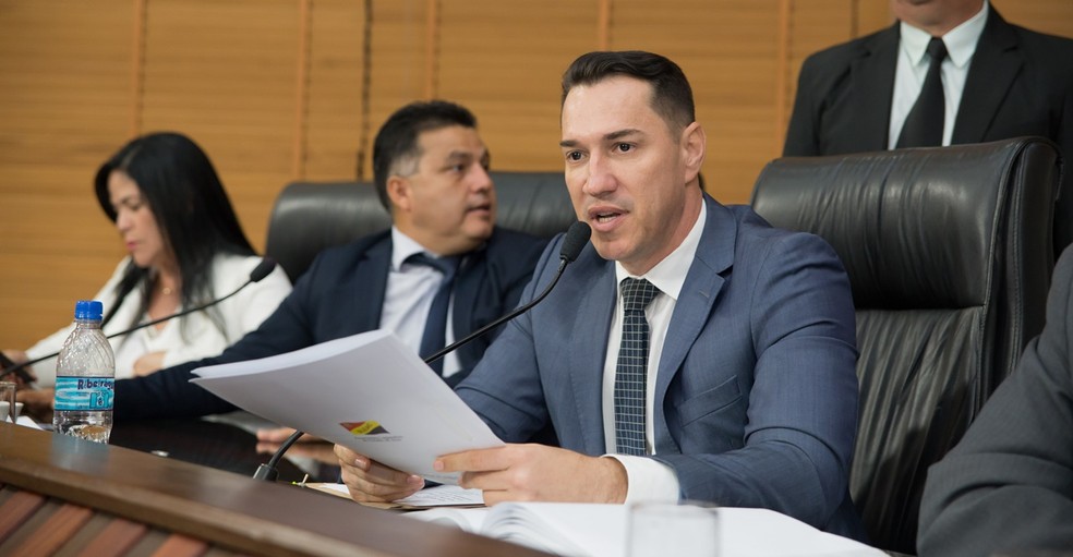 Amorim presidiu a Aleac na legislatura 2015-2018 — Foto: Arquivo/Agência Aleac