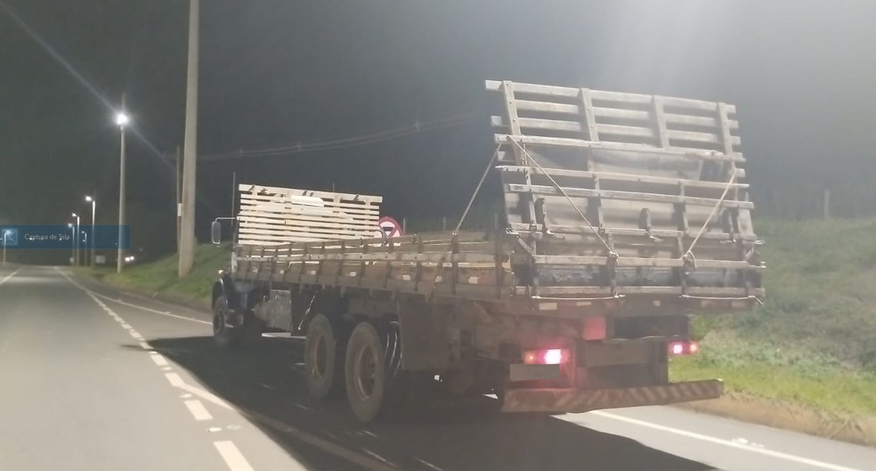 Motorista foi preso por embriaguez no volante em Santa Mercedes (SP) — Foto: Polícia Rodoviária