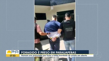 Foragido da justiça do estado de Goiás é preso em Parauapebas, no Pará