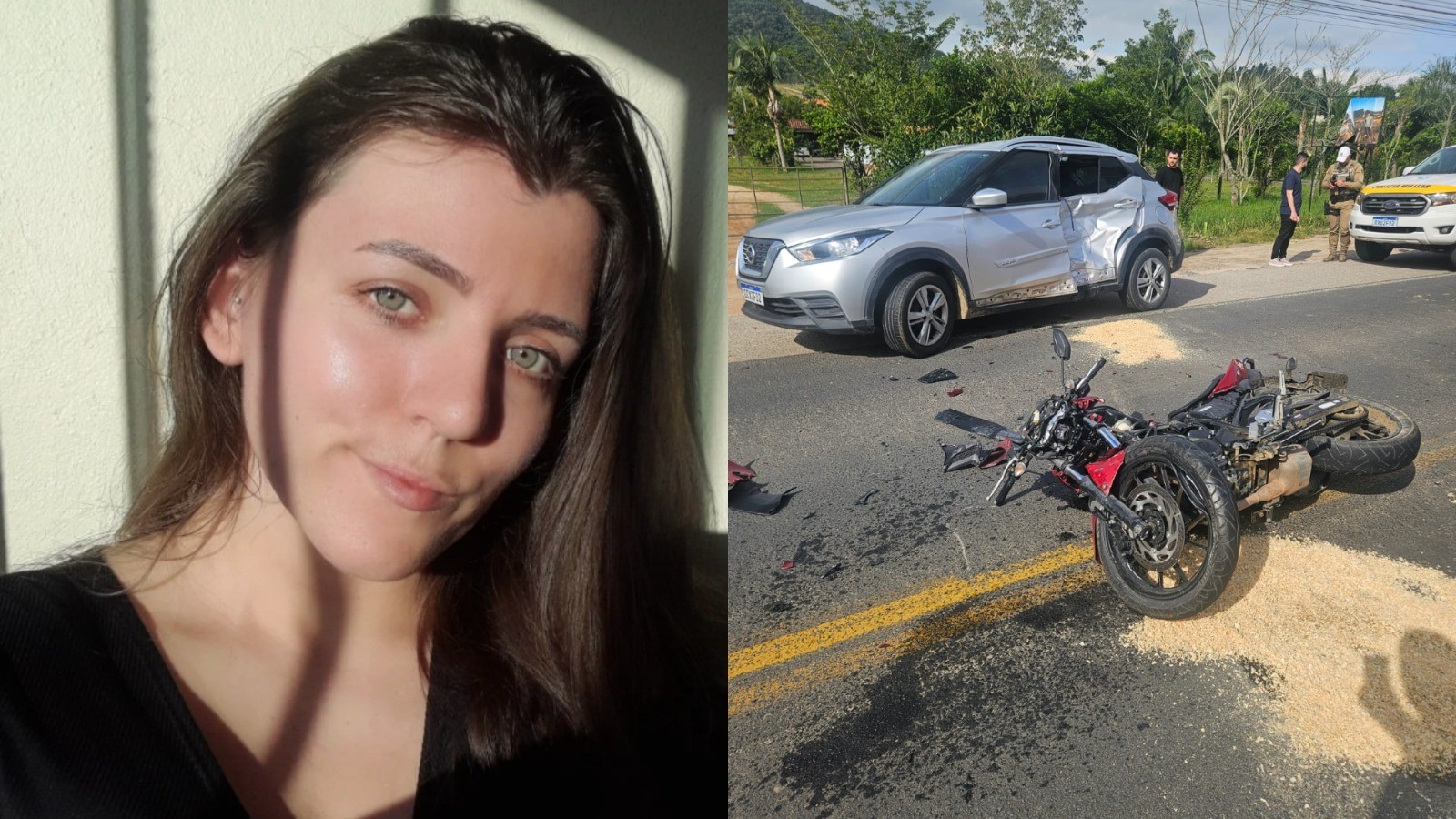 'Grande perda': estudante de educação física morre em acidente de moto depois de votar em SC