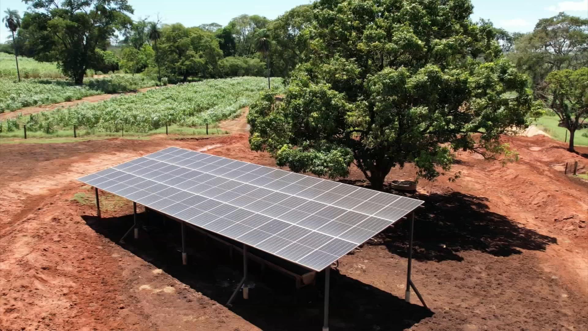 Painéis solares mudam cenário em propriedades rurais