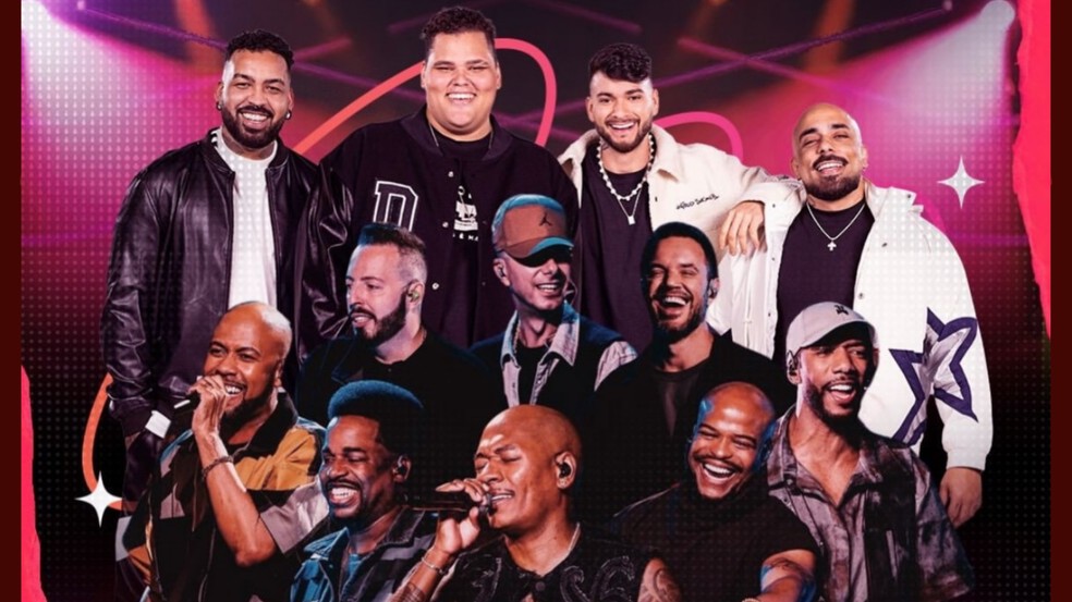 Ponta Grossa terá show do Menos é Mais e Turma do Pagode — Foto: Reprodução
