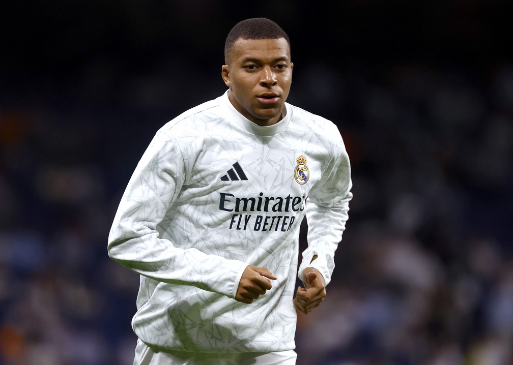 Kylian Mbapp em partida pelo Real Madrid.  Foto: Reuters