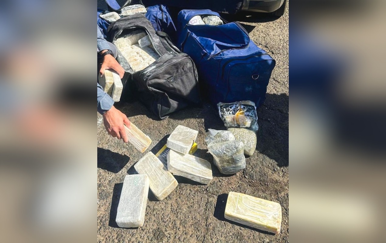 Força-tarefa prende homem com mais de 100 kg de drogas em Iaras