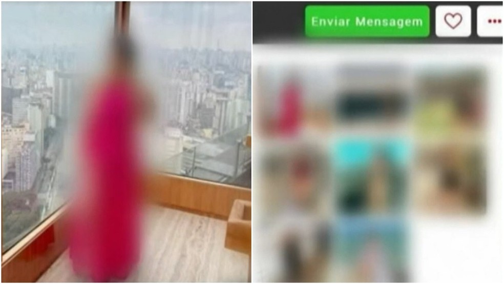 Homem usava foto de mulher cearense em perfis falsos em redes sociais e em sites de prostituição — Foto: TV Verdes Mares/Reprodução
