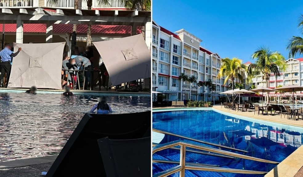 Hóspede morre após se engasgar com melancia durante recreação em resort de São Pedro (SP) — Foto: Arquivo Pessoal / Divulgação/São Pedro Thermas Resort