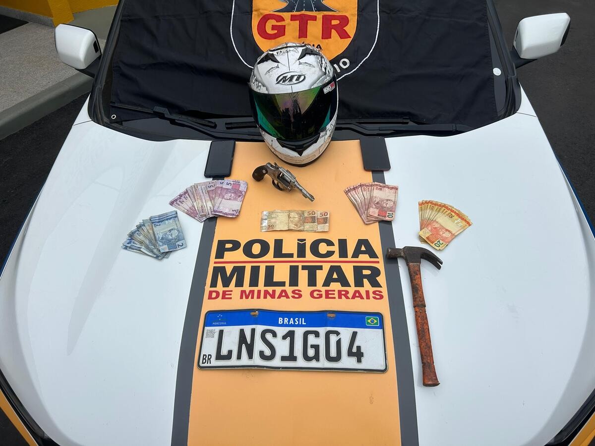 Dupla é presa após assaltar postos de combustíveis em sequência em Juiz de Fora e Coronel Pacheco; VÍDEO 