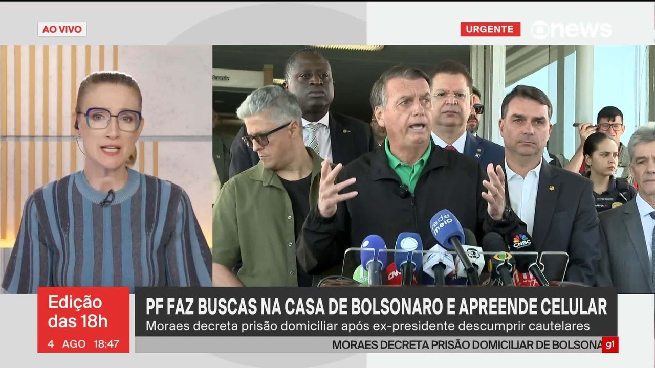 Bolsonaro teve que colocar tornozeleira após ações do filho junto ao governo dos EUA para atacar o STF; relembre