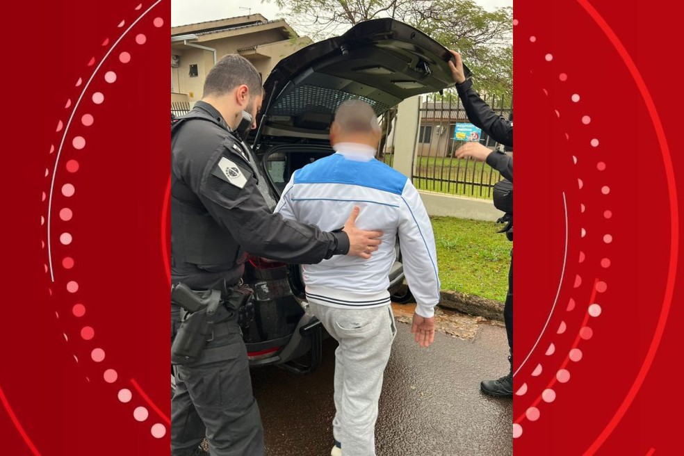 Padre foi preso na manhã de domingo (24), em Cascavel. — Foto: Polícia Civil (PC-PR)