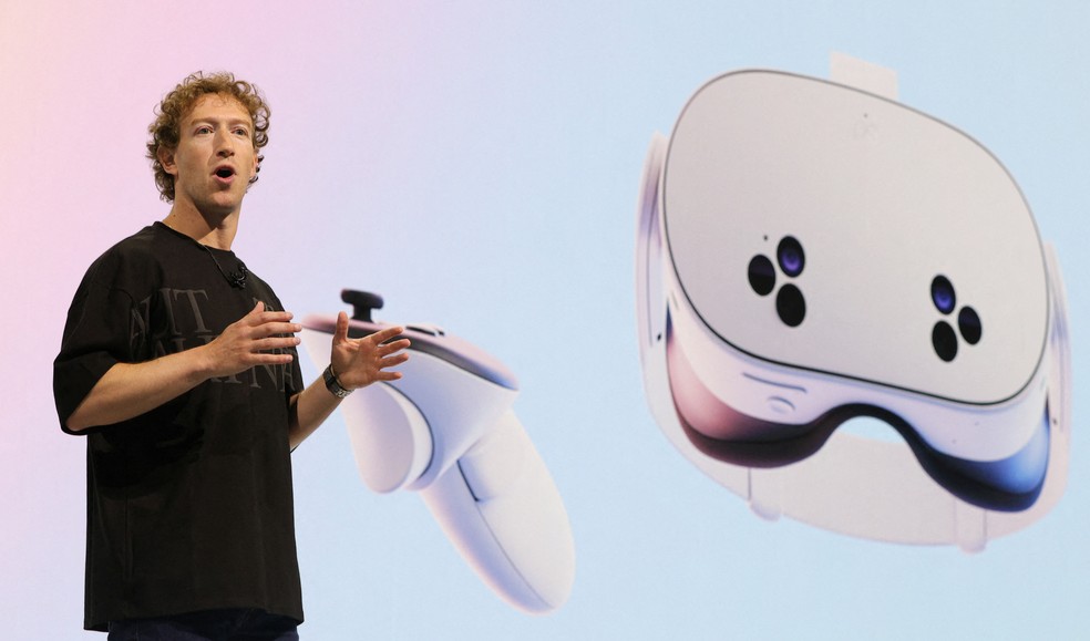 Mark Zuckerberg, CEO da Meta — Foto: REUTERS/Manuel Orbegozo