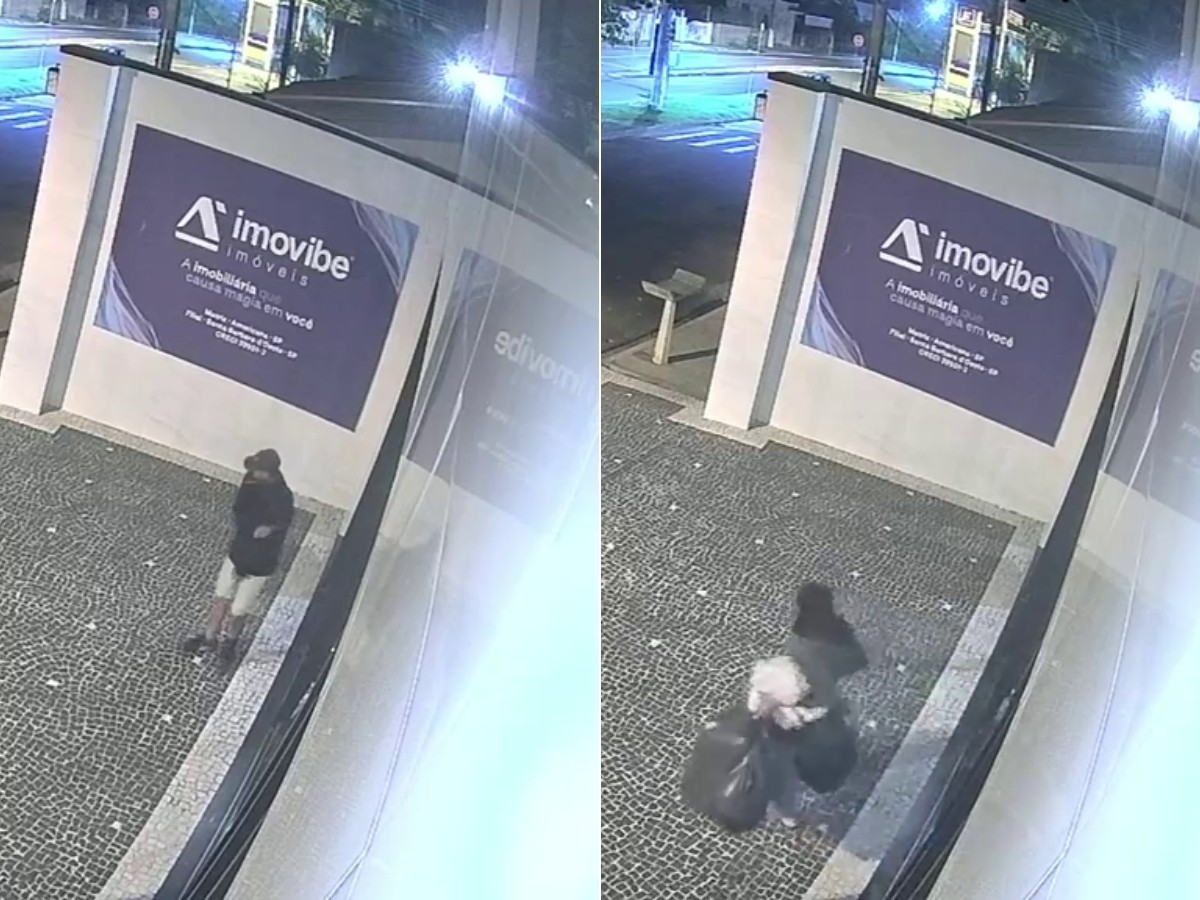 VÍDEO: dupla invade imobiliária e causa prejuízo de R$ 20 mil em Santa Bárbara d'Oeste