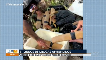 Mais de 80 kg de drogas são apreendidos em Palmas