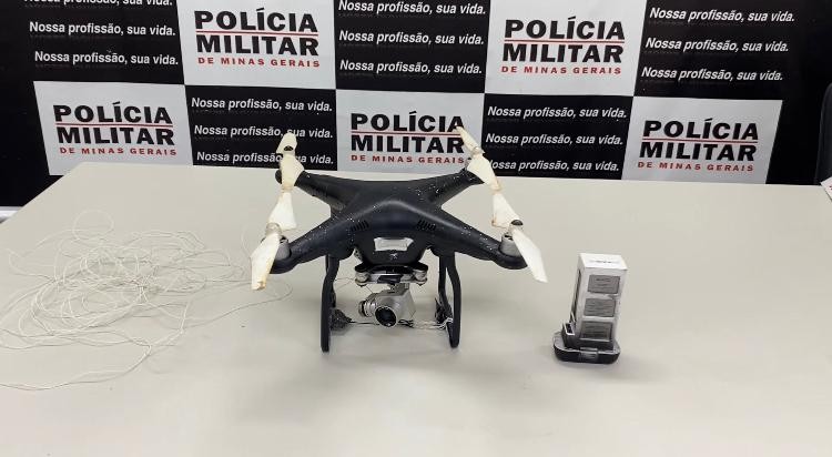 Drone é encontrado perto de presídio em Governador Valadares