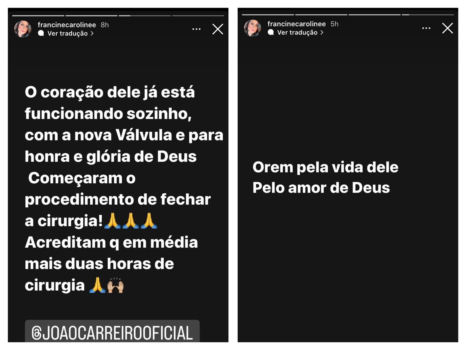 João Carreiro postou vídeo brincando com roupa de hospital antes de morrer em cirurgia: ‘não combinou comigo’