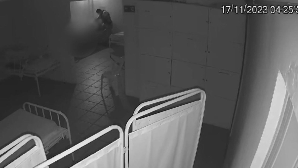 Família denunciou que paciente de clínica psiquiátrica foi estuprada por segurança — Foto: Reprodução/WhatsApp