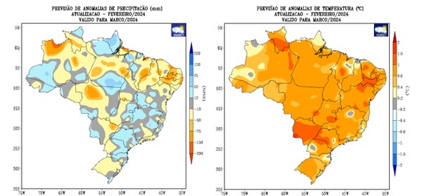 Previsão para março aponta possíveis ondas de calor, chuvas abaixo da média e fim de verão 'abafado' no Brasil | Meio Ambiente | G1