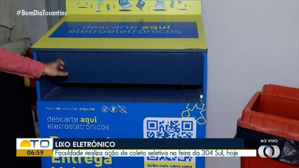 Faculdade em Palmas realiza ação para coleta de lixo eletrônico