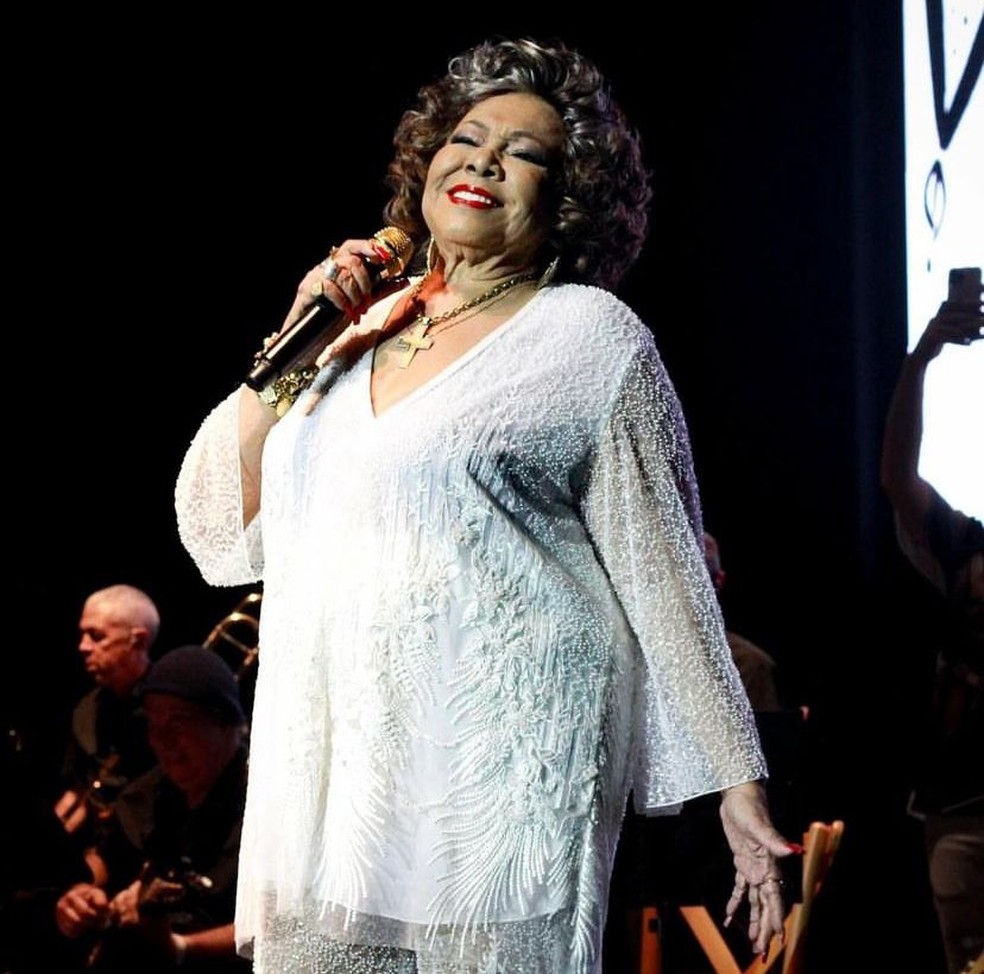 Alcione faz show em Uberaba &mdash; Foto: Redes Sociais/ Divulga&ccedil;&atilde;o