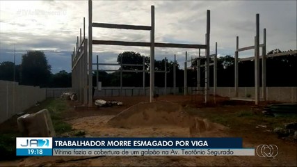 Homem morre após ser atingido por viga em obra na região sul de Palmas