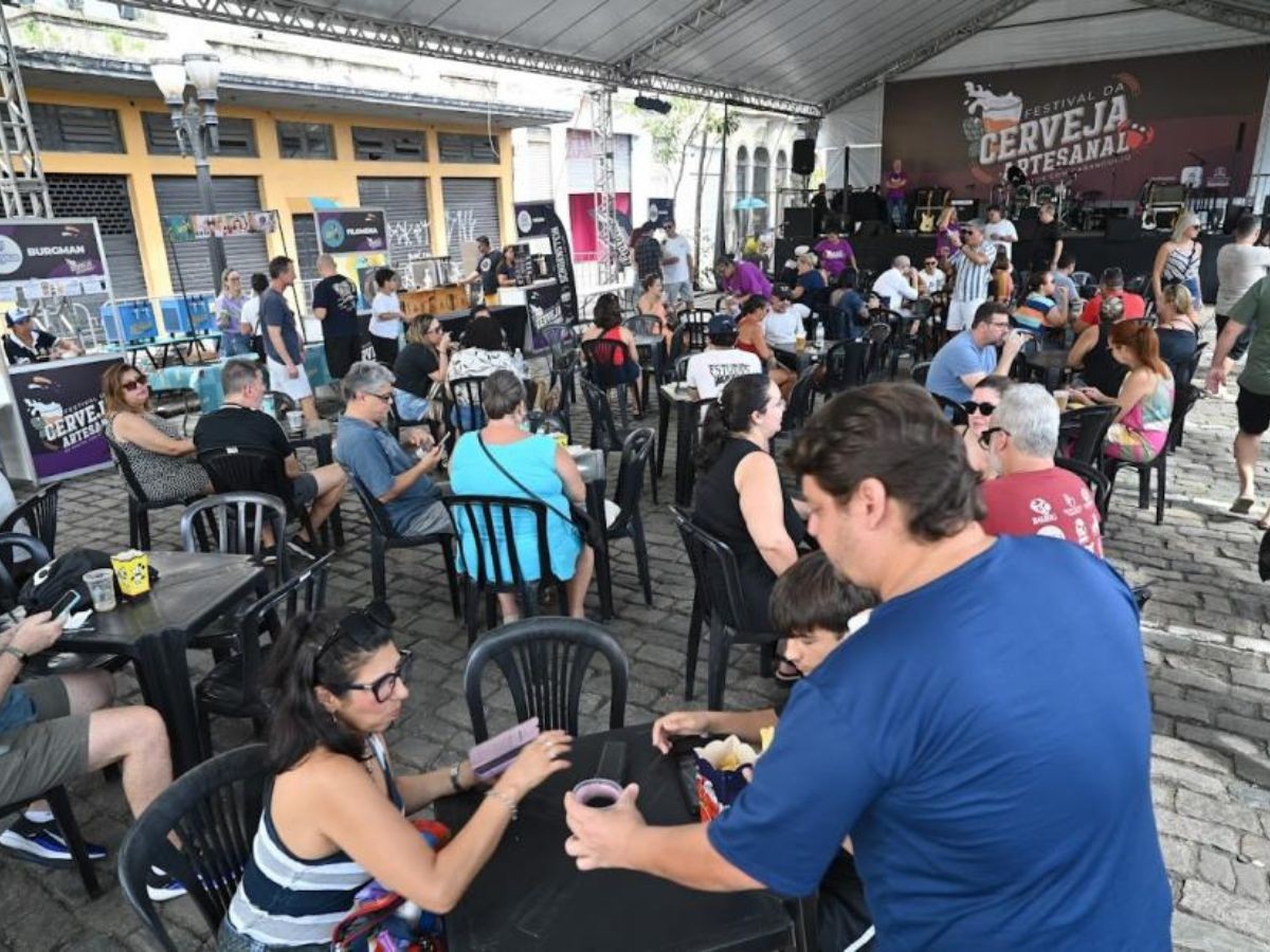Festival da Cerveja Artesanal acontece no Centro de Santos; confira a programação