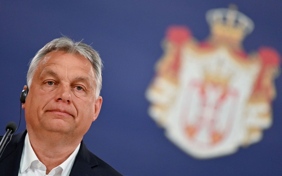 O primeiro-ministro da Hungria, Viktor Orban. — Foto: Andrej Isakovic/AFP 