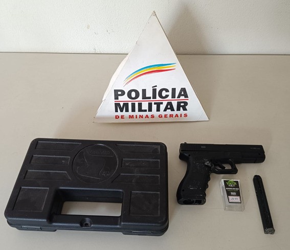 Rapaz que tentou assalto em mercearia com arma de pressão é detido em Formiga 