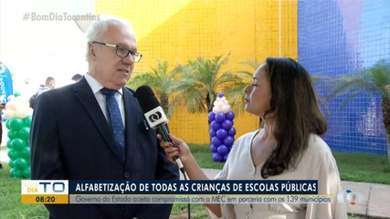 Governo Estadual e Federal lançam ação para alfabetização no Tocantins