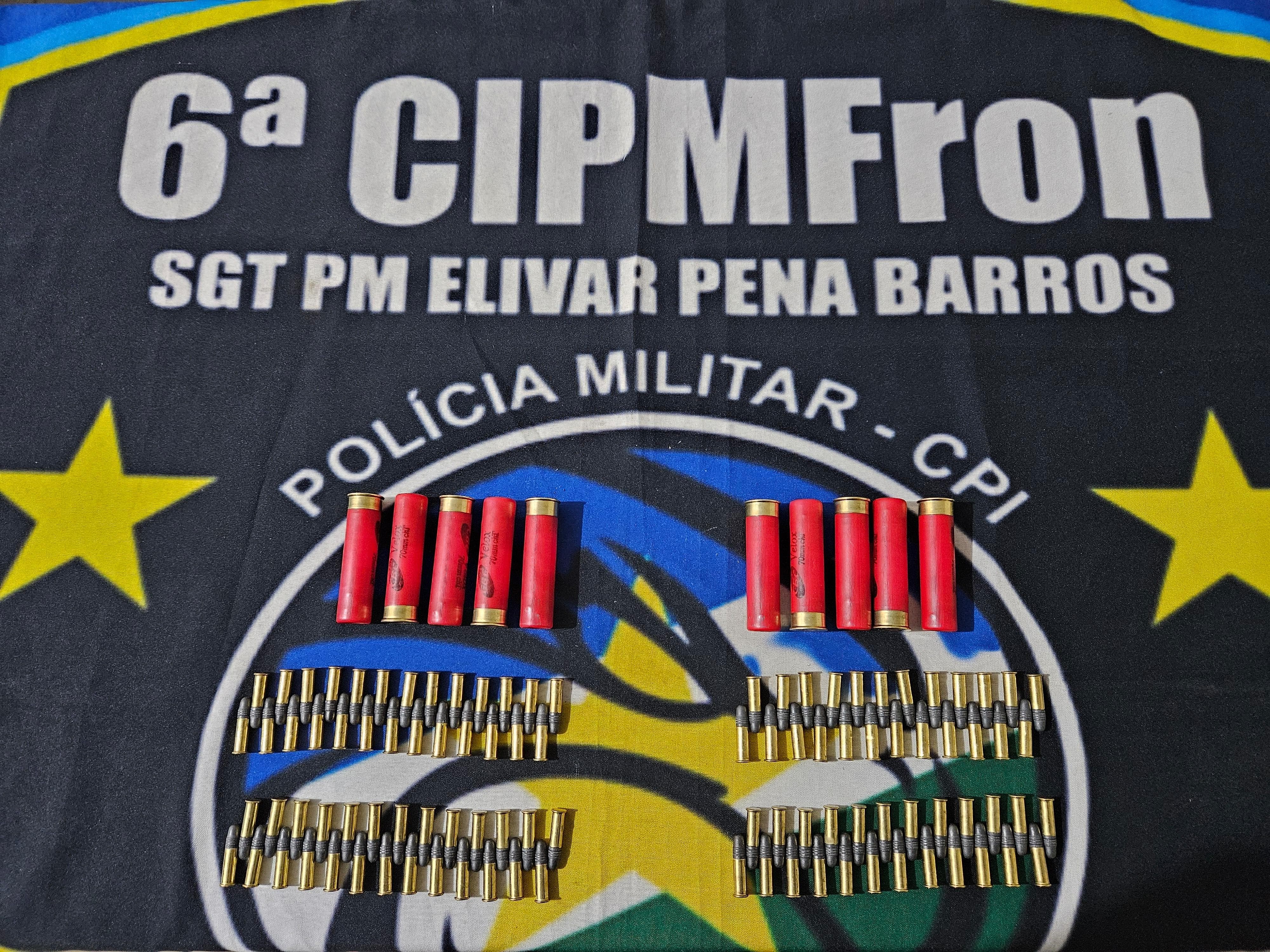 Homem é preso levando 100 munições em uma mala no Sul de Roraima