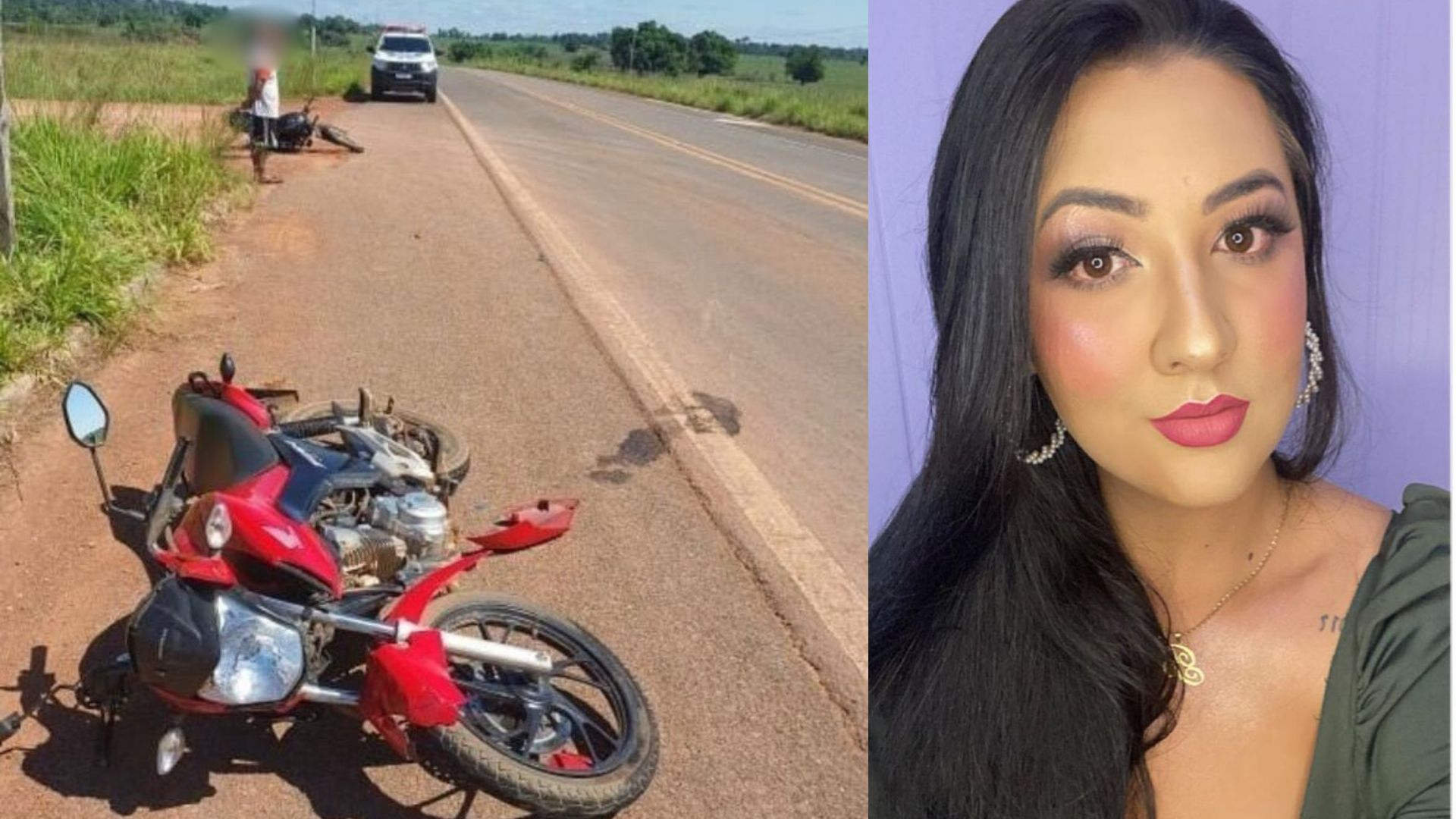 Empresária grávida de quatro meses morre em colisão entre duas motocicletas em RO