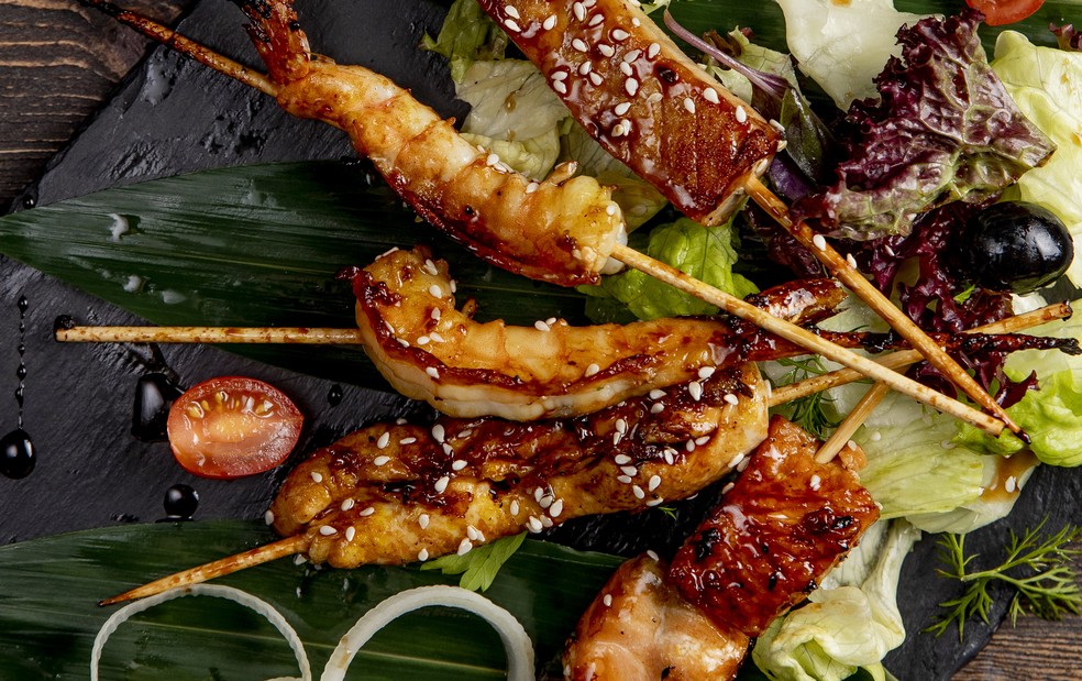Anticuchos de pescado — Foto: Stockking/freepik