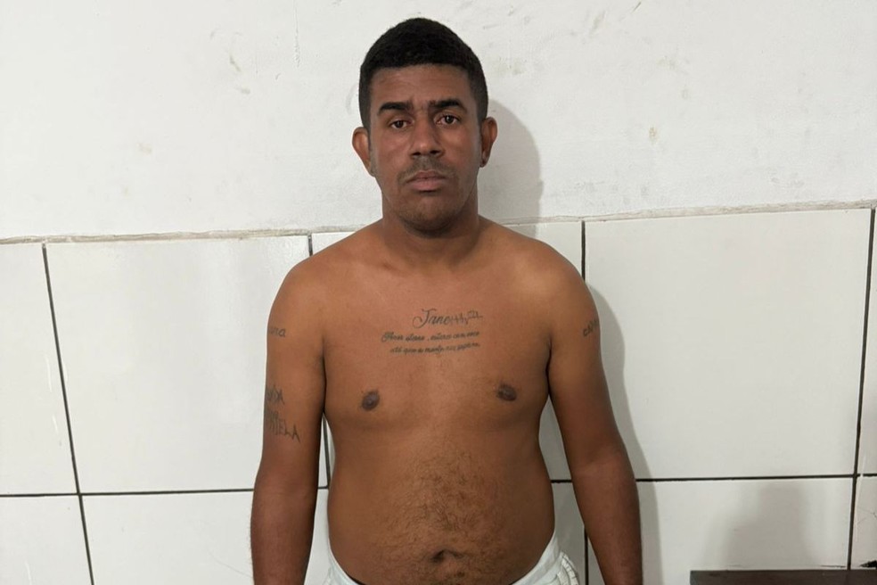 Cleon dos Santos Pires Querido foi preso em Praia Grande (SP) — Foto: Divulgação/Polícia Civil