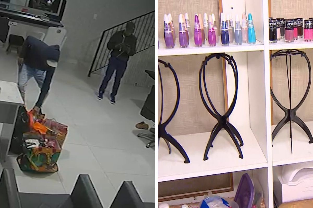 Mechas de cabelo e próteses capilares: veja o que foi furtado em salão com prejuízo de R$ 50 mil em Taubaté