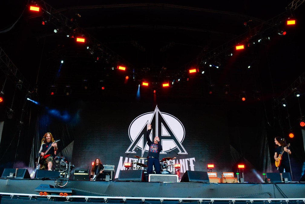 Metal Allegiance se apresenta no Rock in Rio 2022 — Foto: Webert Belicio/Agnews 