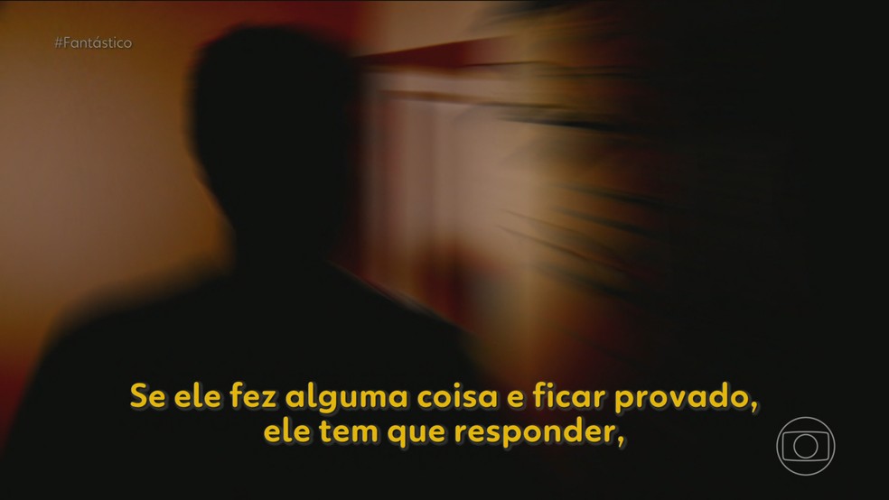 Pai de adolescente investigado pela morte de Orelha diz: ‘Se ele fez alguma coisa e ficar provado, ele tem que responder’ — Foto: Fantástico/ Reprodução