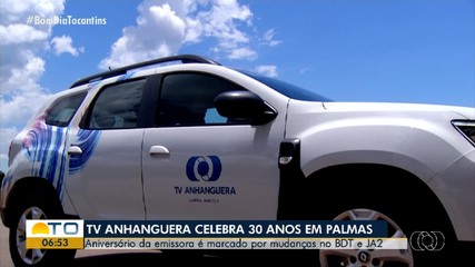 TV Anhanguera celebra 30 anos no Tocantins e apresenta novidades