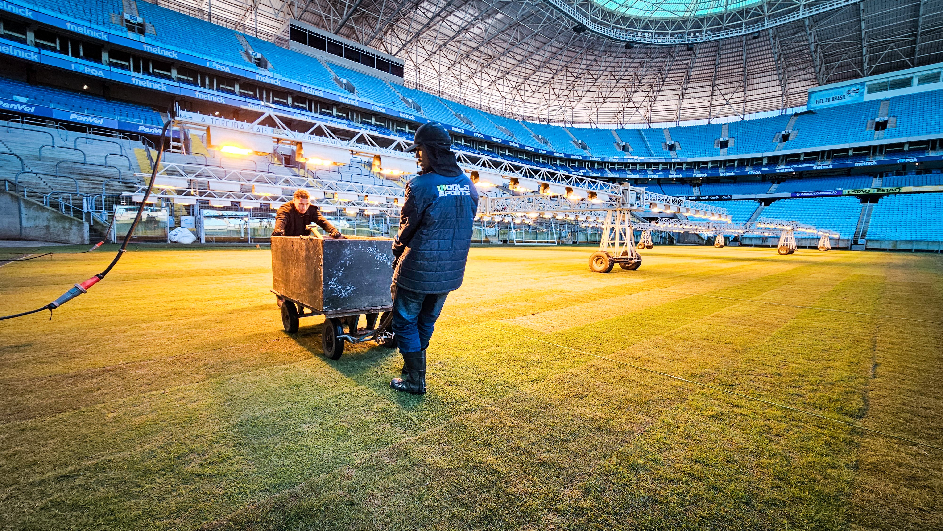 Arena do Grêmio será reaberta no dia 1º de setembro, diz empresa; data pode ser antecipada se gramado estiver pronto