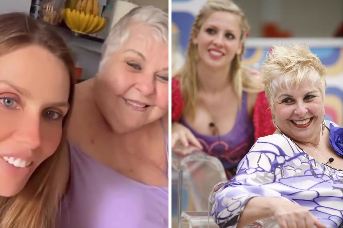 Vovó Naná e Ana Carolina, do BBB9, se reencontram no interior de SP: 'Só ela vem me visitar'