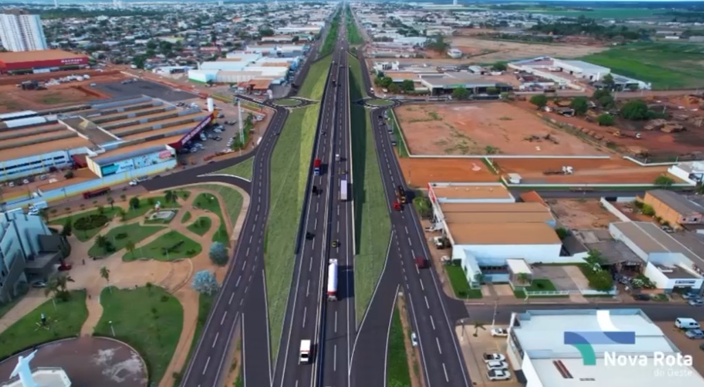 Trecho da BR-163 é interditado por 10 meses para construção de viaduto em Sinop (MT) 