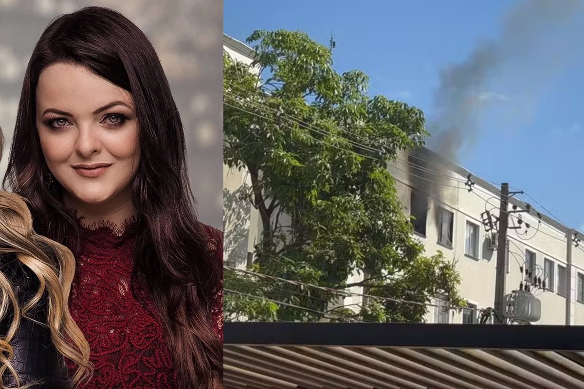 VÍDEO: apartamento de cantora sertaneja pega fogo em Campo Grande