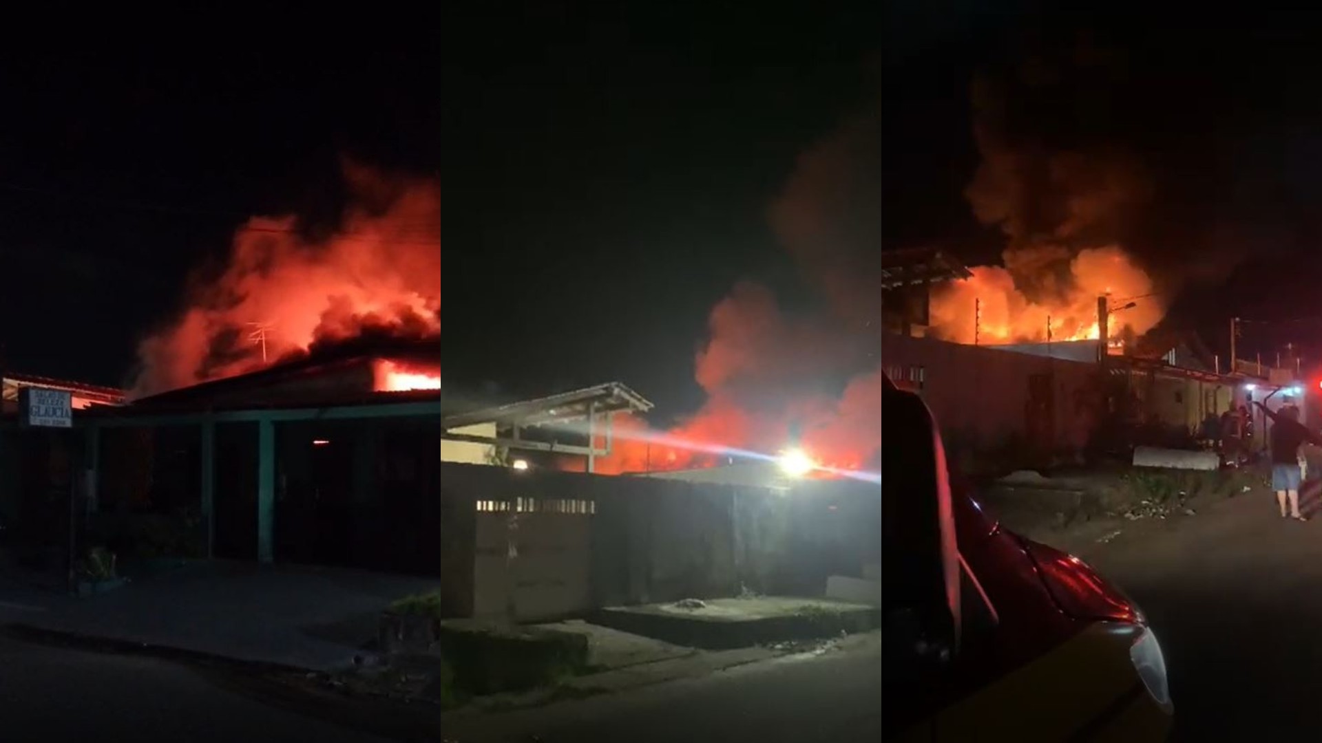 Casa é parcialmente atingida por incêndio na Zona Oeste de Macapá