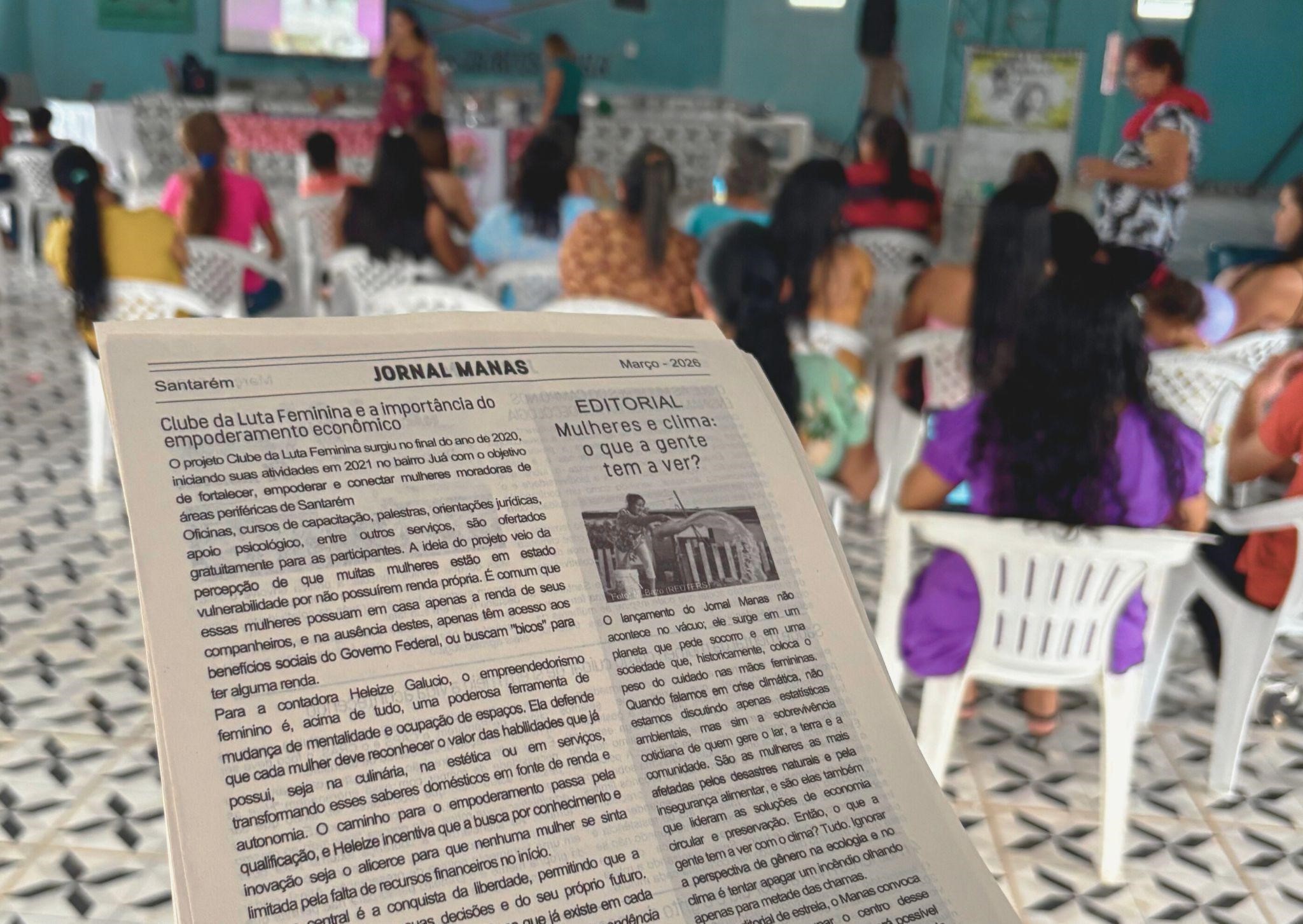 Clube da Luta Feminina lança jornal ‘Manas’ para ampliar a voz de mulheres do oeste do Pará