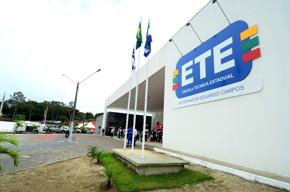 Imagem de arquivo da Escola Técnica Governador Eduardo Campos fica em São Lourenço da Mata, no Grande Recife — Foto: Alyne Pinheiro/Secretaria Estadual de Educação/Divulgação
