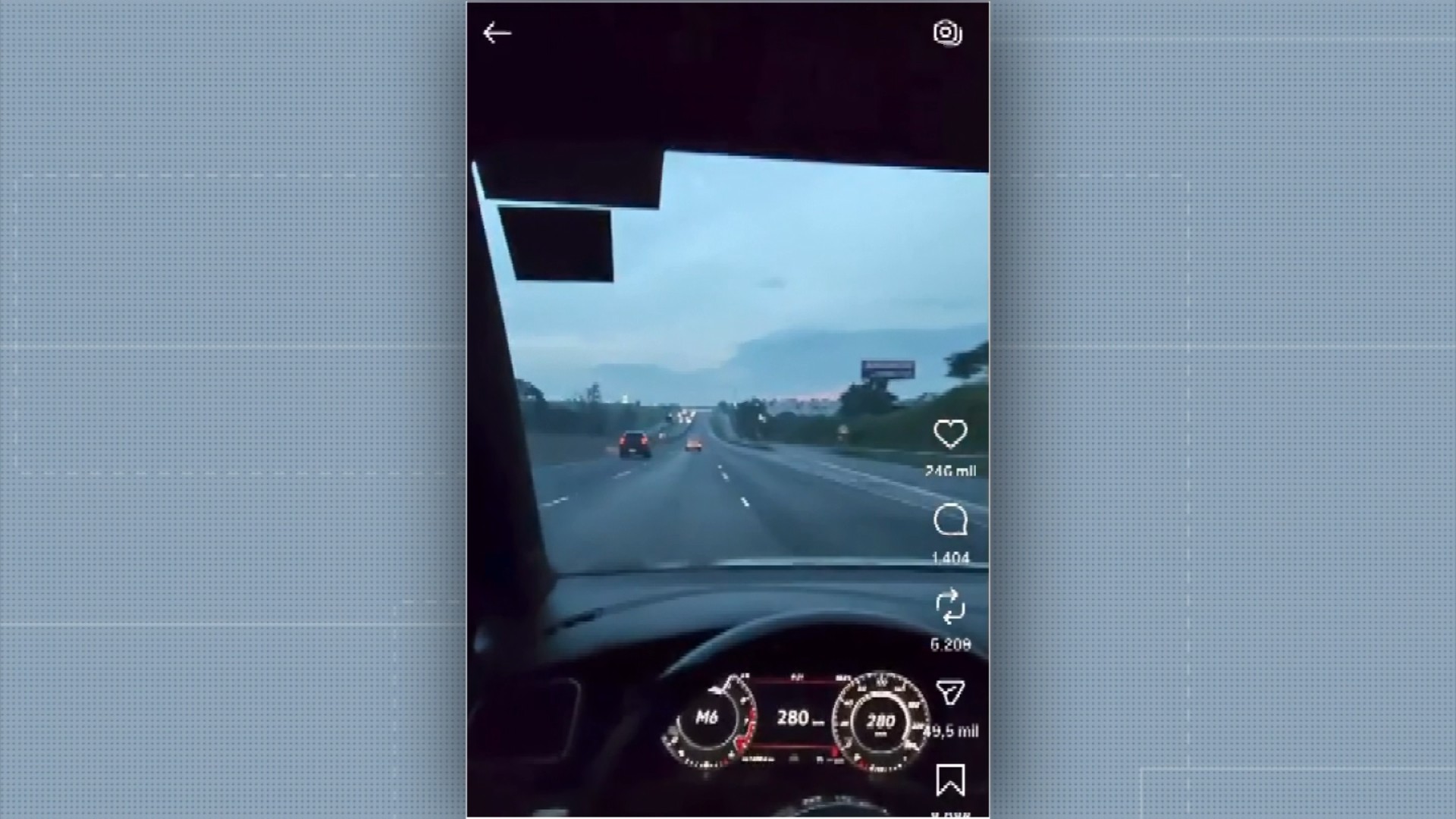 Influenciador autuado por dirigir a 283 km/h tem carros apreendidos no interior de SP